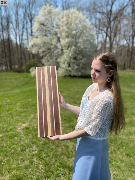 Ash, Black Walnut and Maple Cutting Board 010