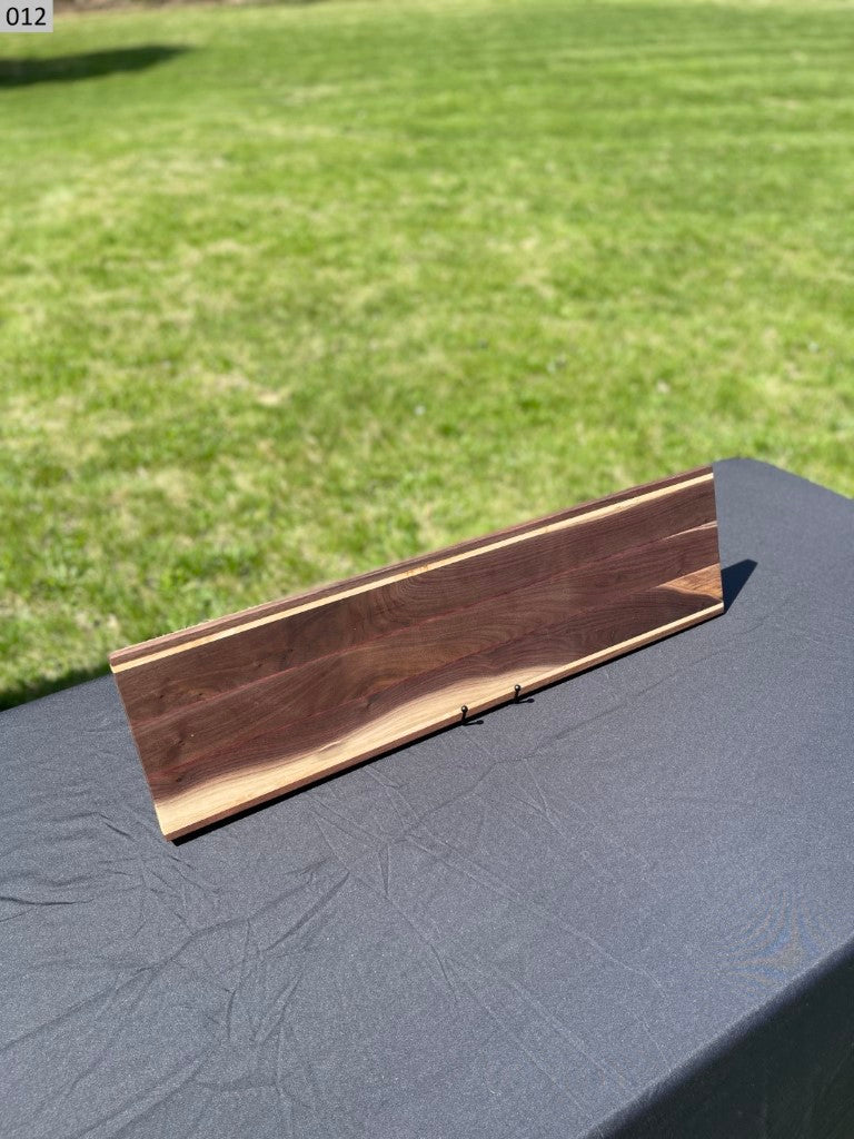 Ash, Black Walnut and Purpleheart Cutting Board 012