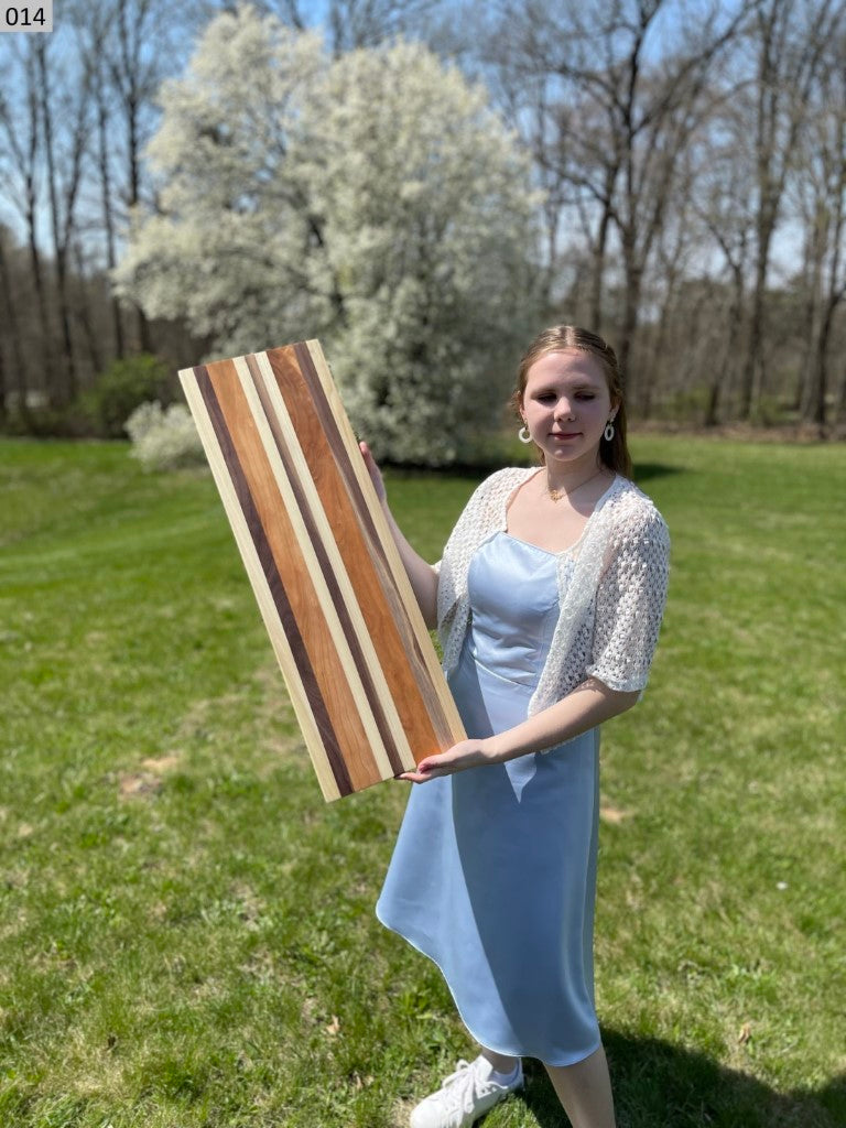 Black Walnut, Cherry, Maple and Poplar Cutting Board 014