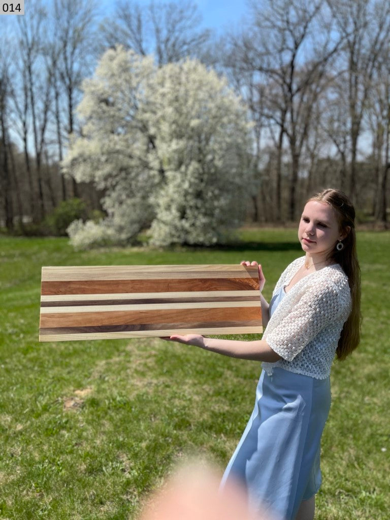 Black Walnut, Cherry, Maple and Poplar Cutting Board 014