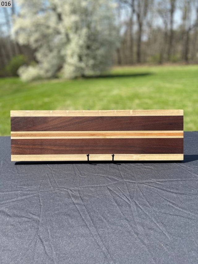 Black Walnut, Cherry and Maple Cutting Board 016