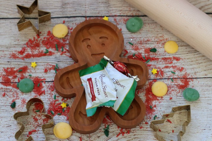 Gingerbread Man Catchall Tray Candy Dish