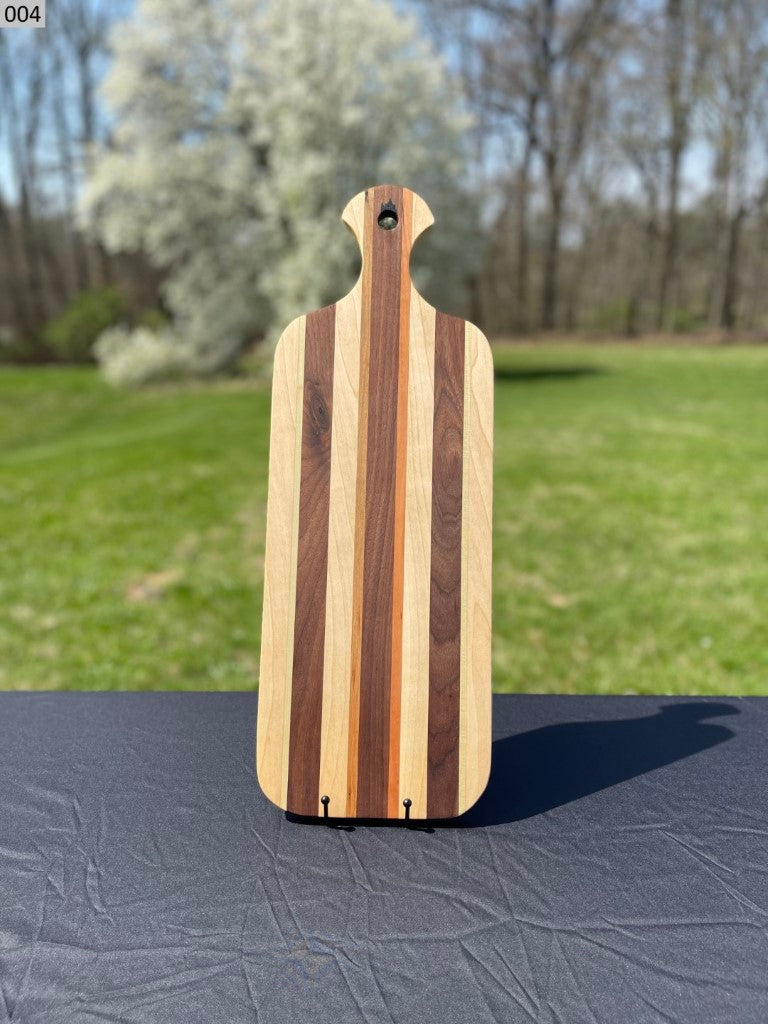 Black Walnut, Cherry, Poplar and Maple Cutting Board 004