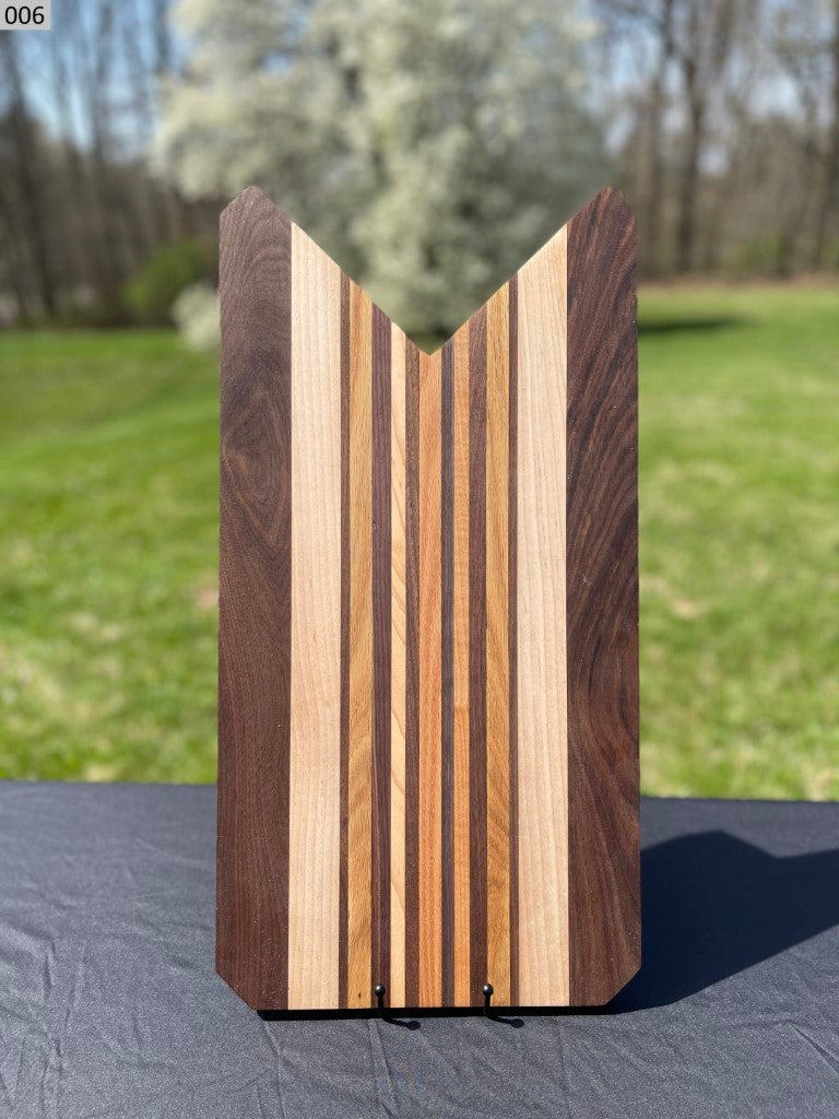 Black Walnut, Cherry, Maple and Oak Cutting Board 006