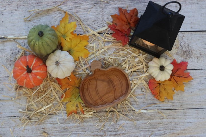 Pumpkin Catchall Tray Candy Dish