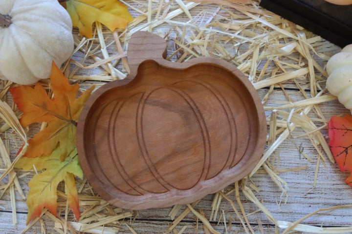 Pumpkin Catchall Tray Candy Dish