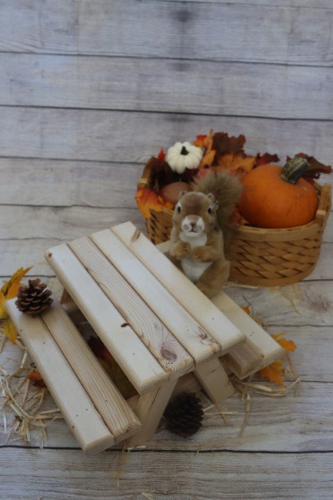 Squirrel Picnic Table Feeder